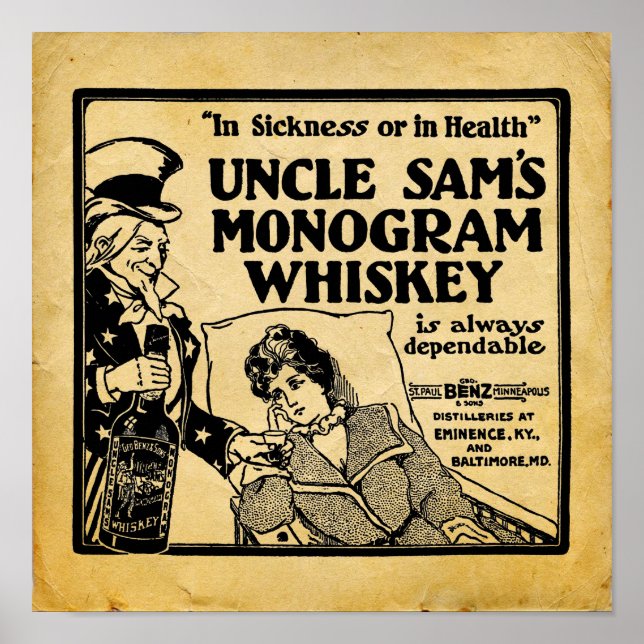 Póster Anuncio de Whiskey Old (Frente)