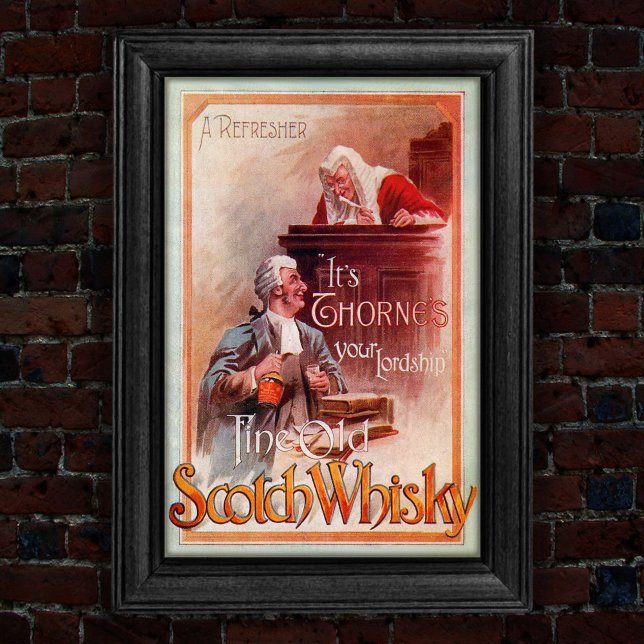 Póster Anuncio de Whisky Scotch de 1904 (Subido por el creador)