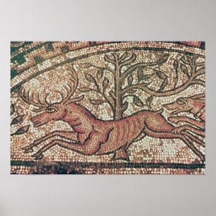 Póster ANUNCIO del pavimento c.350 de Hinton St Mary