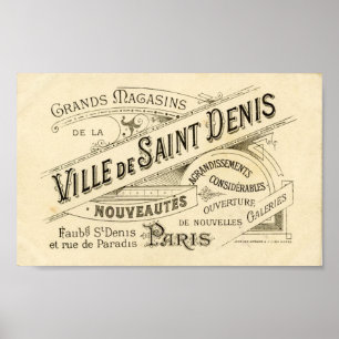 Póster Anuncio francés vintage 2