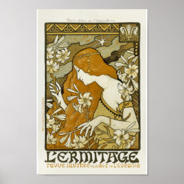 Póster Anuncio francés vintage de L' Ermitage