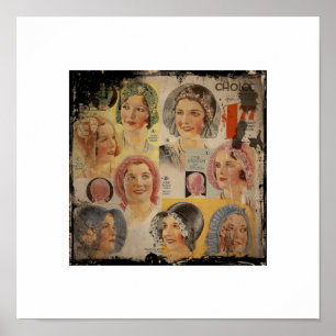 Póster Anuncio Gorra de los años veinte