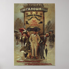 Póster Anuncio Imperial Ruso Antiguo