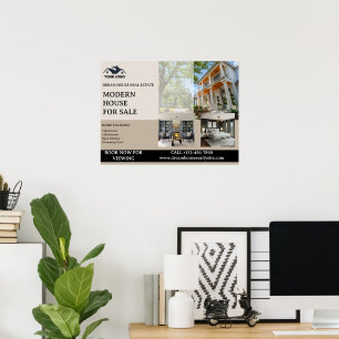 Póster Anuncio Inmobiliario Personalizado