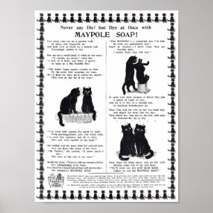 Póster Anuncio Maypole Soap, Louis Wain
