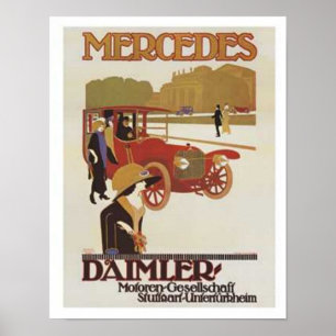 Póster Anuncio Mercedes Daimler 2