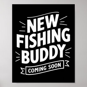 Póster Anuncio Nuevo amigo de pesca próximamente