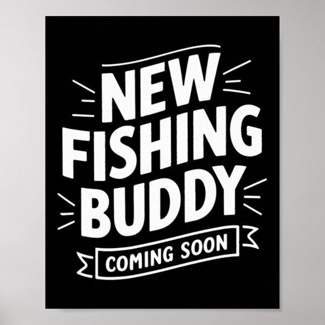 Póster Anuncio Nuevo amigo de pesca próximamente (Frente)