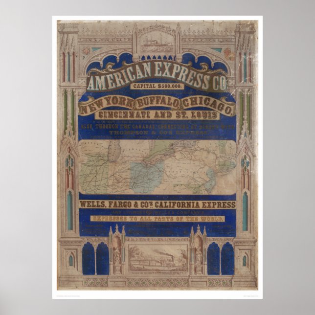 Póster Anuncio para California Express (2546A) (Frente)