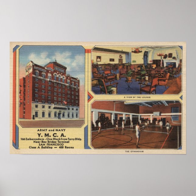 Póster Anuncio para el edificio del Ejército/Marina (Frente)