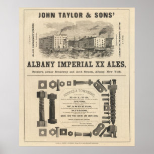 Póster Anuncio sobre el lago Superior Iowa y Minnesota