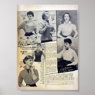 Póster Anuncios antiguos