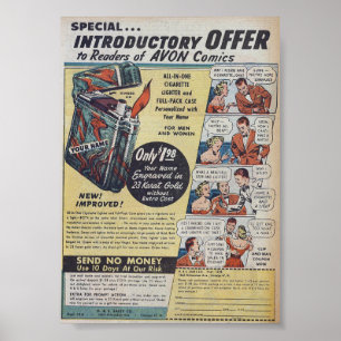 Póster Anuncios antiguos