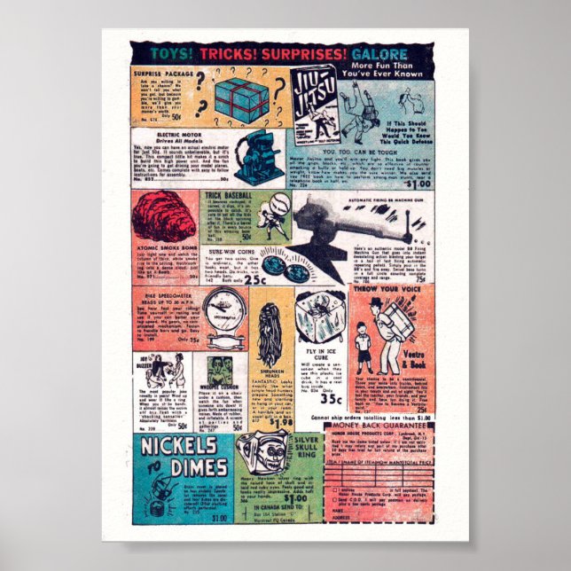 Póster Anuncios de época (Frente)