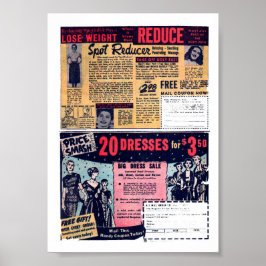 Póster Anuncios de época