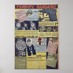 Póster Anuncios de época