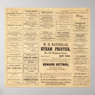 Póster Anuncios de petróleo