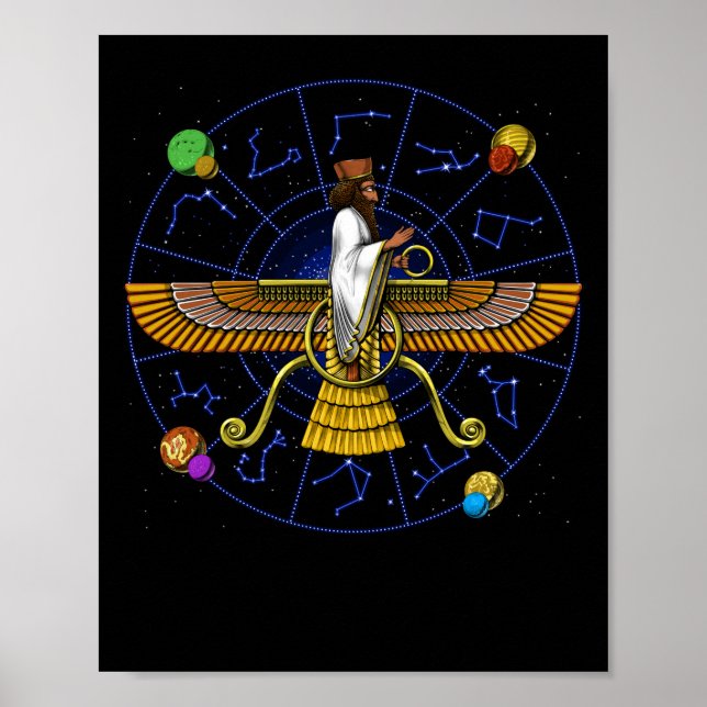 Póster Anunnaki Alien God (Frente)