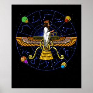 Póster Anunnaki Alien God