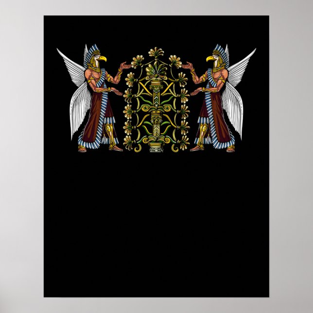 Póster Anunnaki Aliens antiguos dioses sumerianos (Frente)