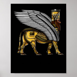 Póster Anunnaki Guardian Alien el antiguo Dios Sumeriano
