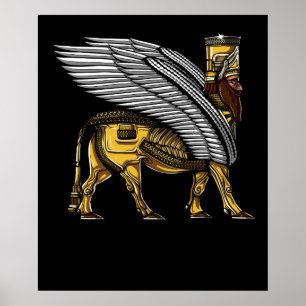Póster Anunnaki Guardian Alien el antiguo Dios Sumeriano