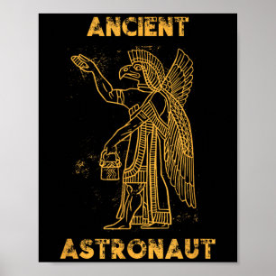 Póster Anunnaki, un antiguo astronauta, teórico alienígen