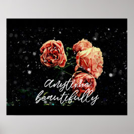 Póster Anytime Beautifully