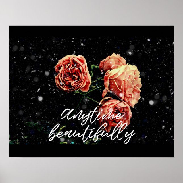 Póster Anytime Beautifully (Frente)