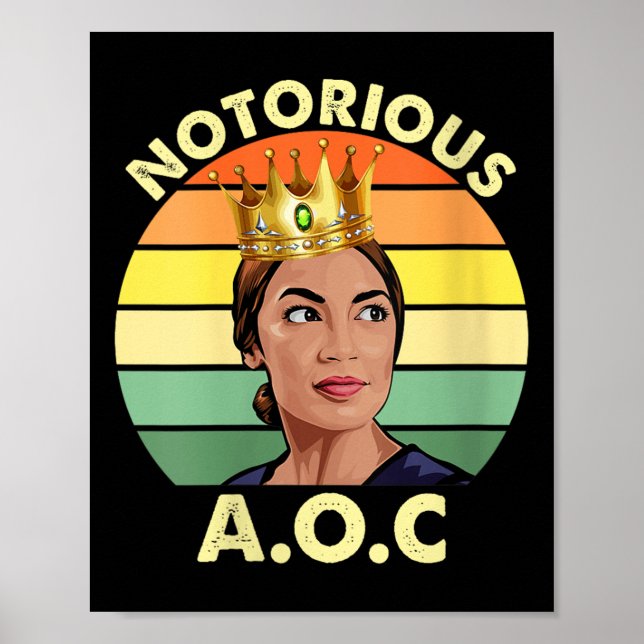 Póster Aoc Alexandria Ocasio-cortez Primera mujer P (Frente)