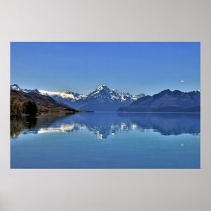 Póster Aoraki on Lake Pukaki