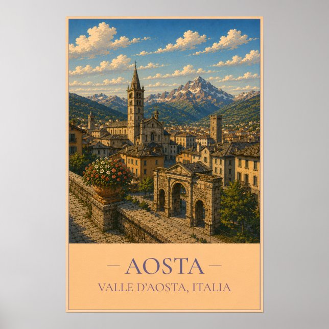 Póster Aosta (Frente)