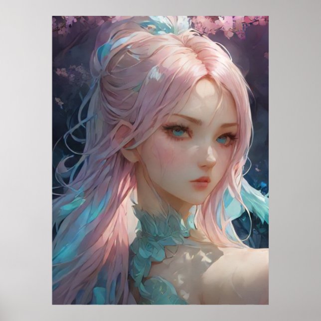 Póster *~* AP60 Diosa del Agua Fantasy Sea Mermaid 40 (Frente)