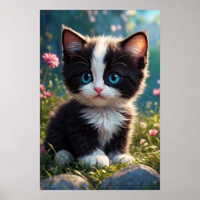 Póster *~* AP68 2:3 Cat Feline Kitten Kitty Sweet Cute (Frente)