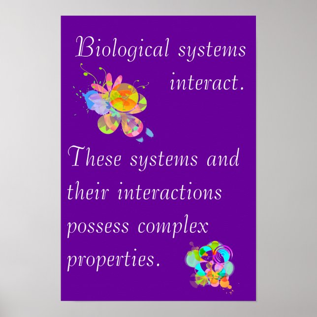 Póster AP Biology Big Idea 4 (Frente)