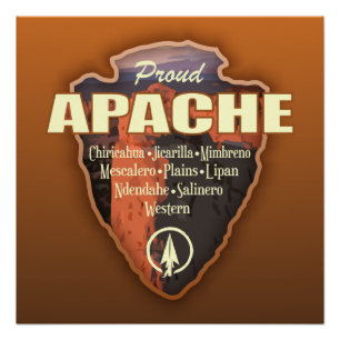 Póster Apache (punta de flecha)