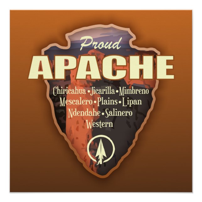 Póster Apache (punta de flecha) (Anverso)
