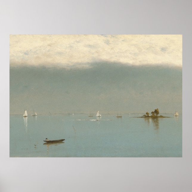 Póster Apagación de la tormenta | John Frederick Kensett (Frente)