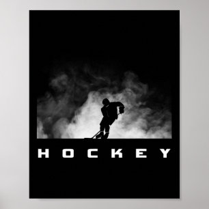 Póster Aparato de hockey - Jugador de hockey de hockey de