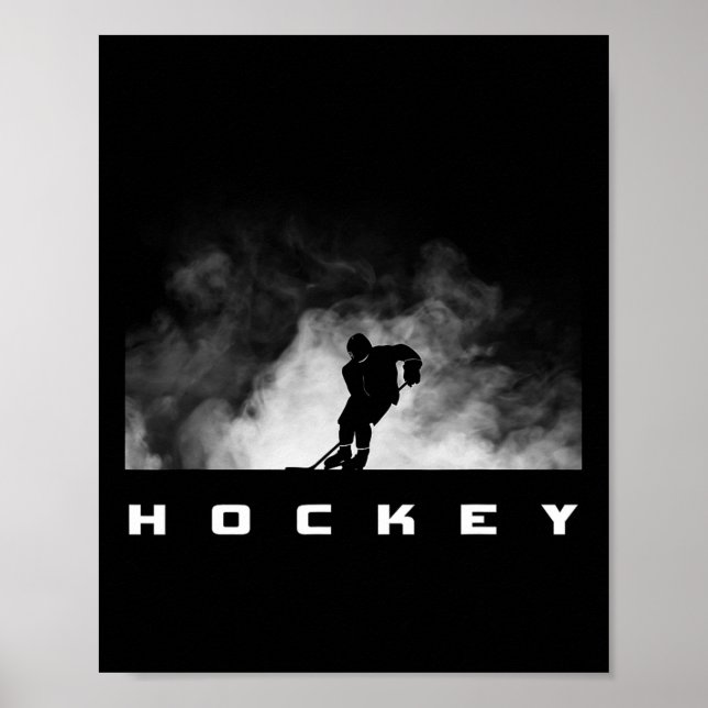 Póster Aparato de hockey - Jugador de hockey de hockey de (Frente)