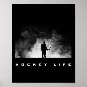 Póster Aparato de hockey - Jugador de hockey de hockey de