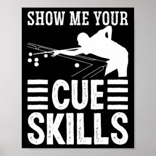 Póster Aparato De Snooker Para Adultos Muéstrame Tus Habi