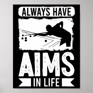 Póster Aparato De Snooker Para Adultos Siempre Tiene Obje