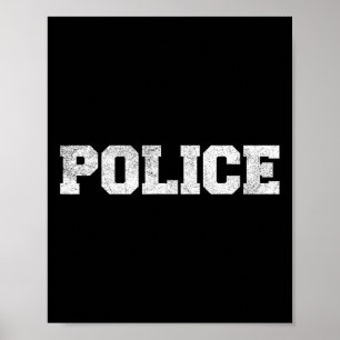 Póster Aparato de vestimenta de policía
