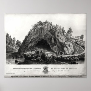 Póster Aparición de la Virgen María