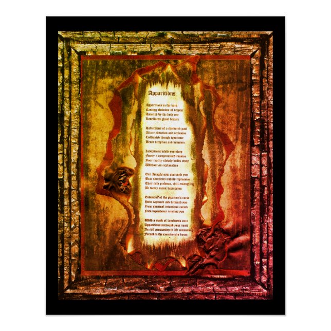 Póster Apariciones (Anverso)