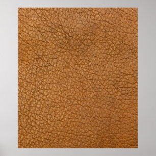 Póster apariencia de cuero falso