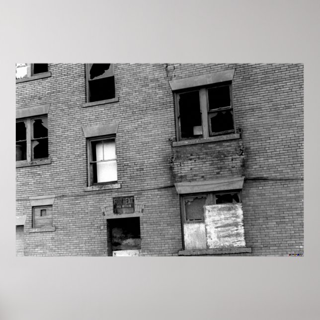 Póster Apartamento Abandonado en Alquiler (Frente)