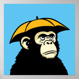 Póster Ape no me gusta la lluvia