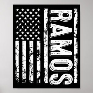 Póster Apellido Ramos Apellido Divertido Equipo Familia R